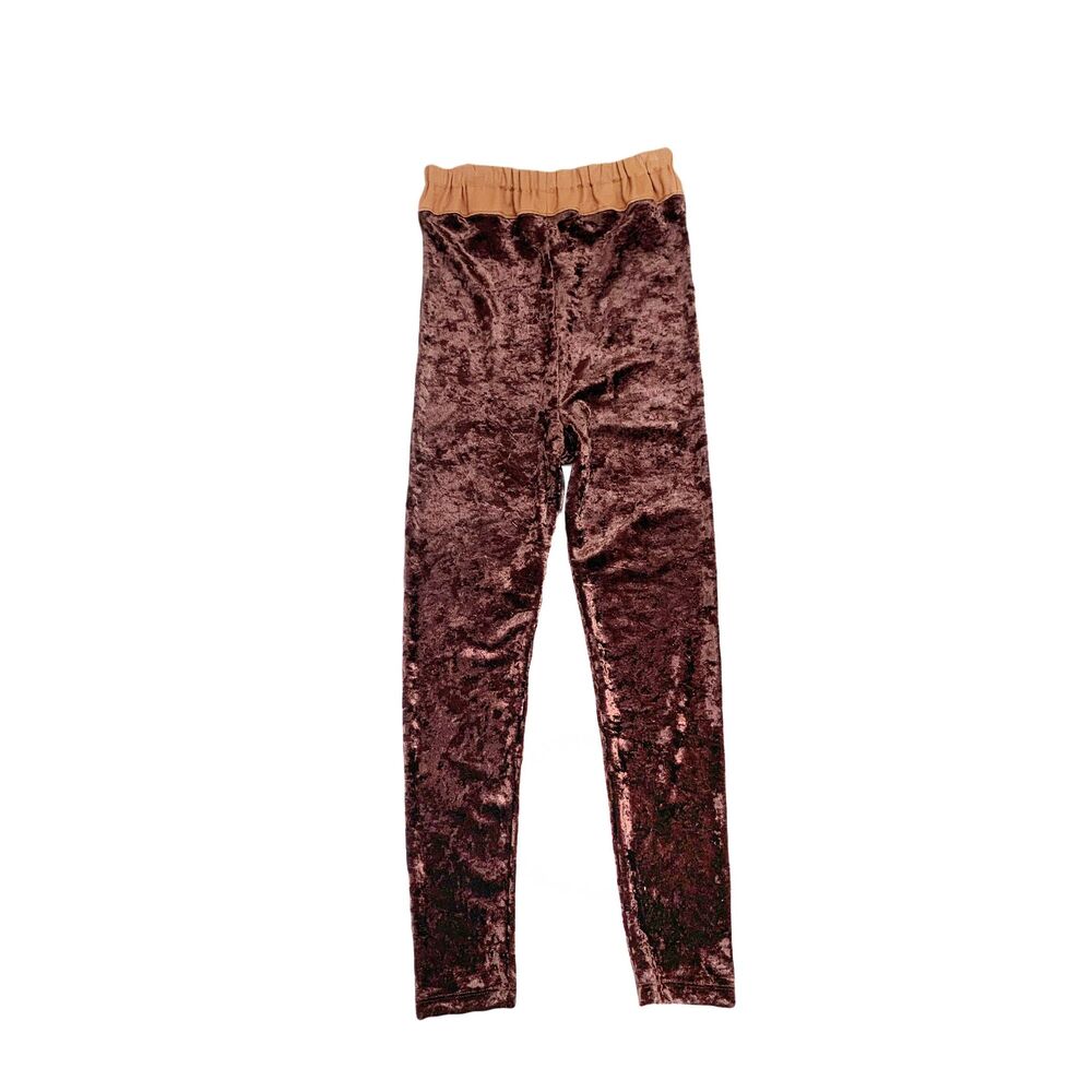 Vintage Jumping Joy Stretchy Brown Velvet Pants